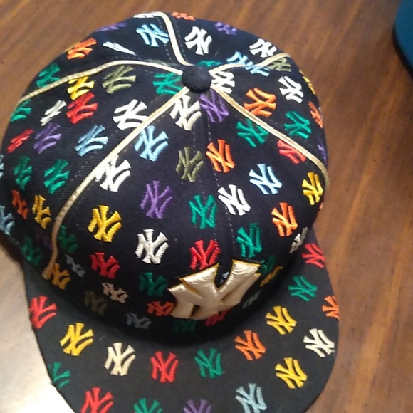 Yankees fitted baseball cap 7 5/8 - Picture 3 of 4